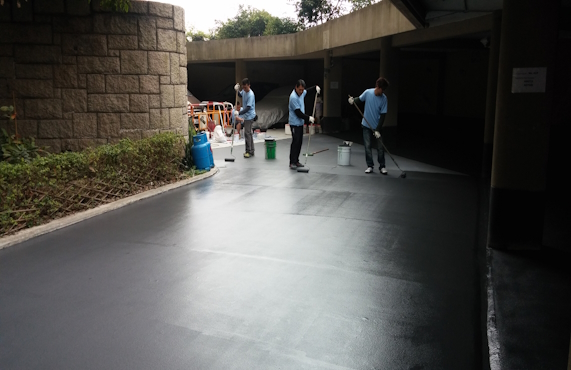 Deckshield PU carpark floor